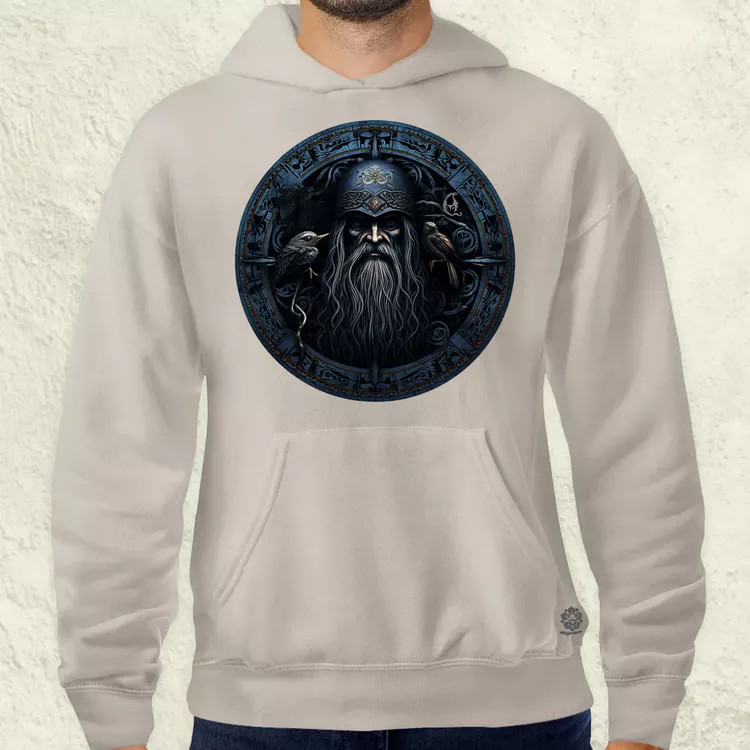 Odin és Hugin Munin amulett v5 férfi pulóver
