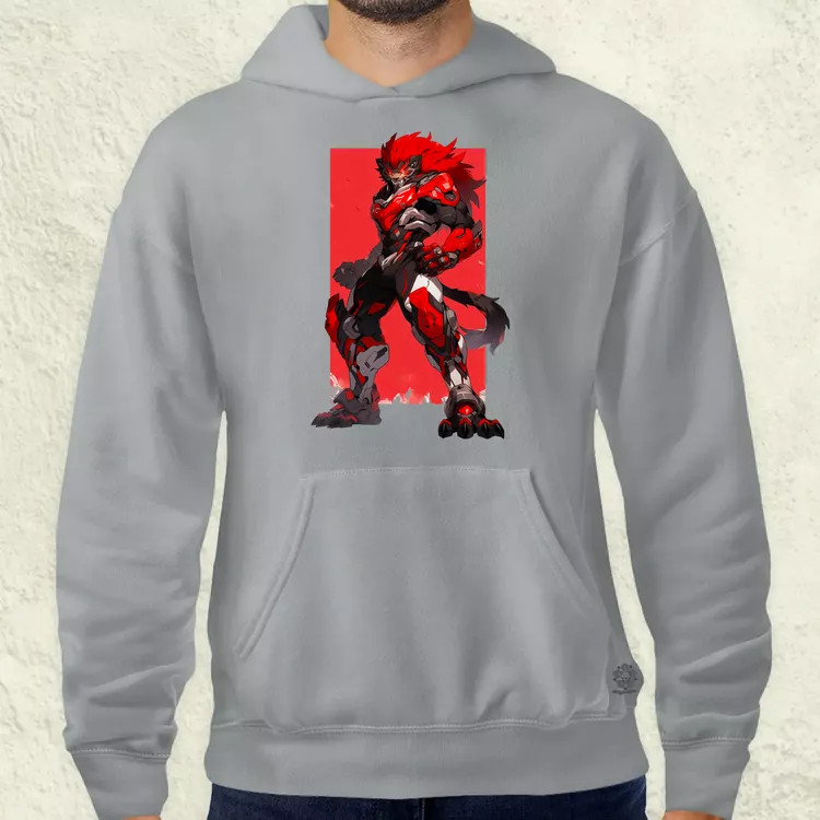 Oroszlán páncélban v1 férfi pulóver