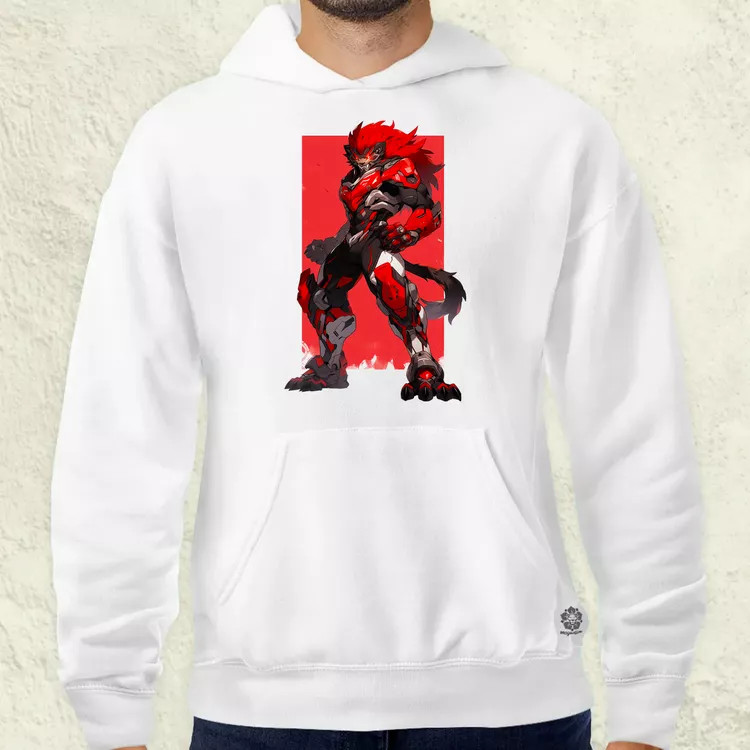 Oroszlán páncélban v1 férfi pulóver