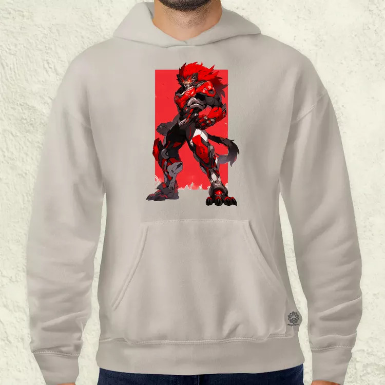 Oroszlán páncélban v1 férfi pulóver