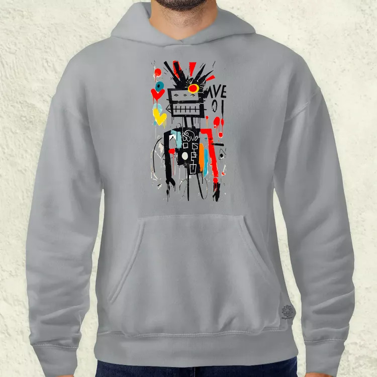 Basquiat béke és szeretet v13 férfi pulóver