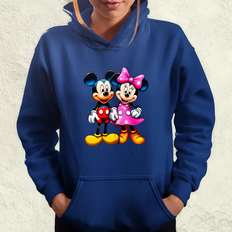 Pop art Mickey és Minnie v1 női pulóver