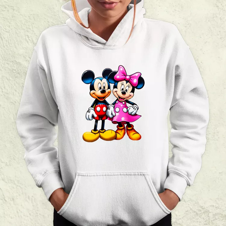 Pop art Mickey és Minnie v1 női pulóver