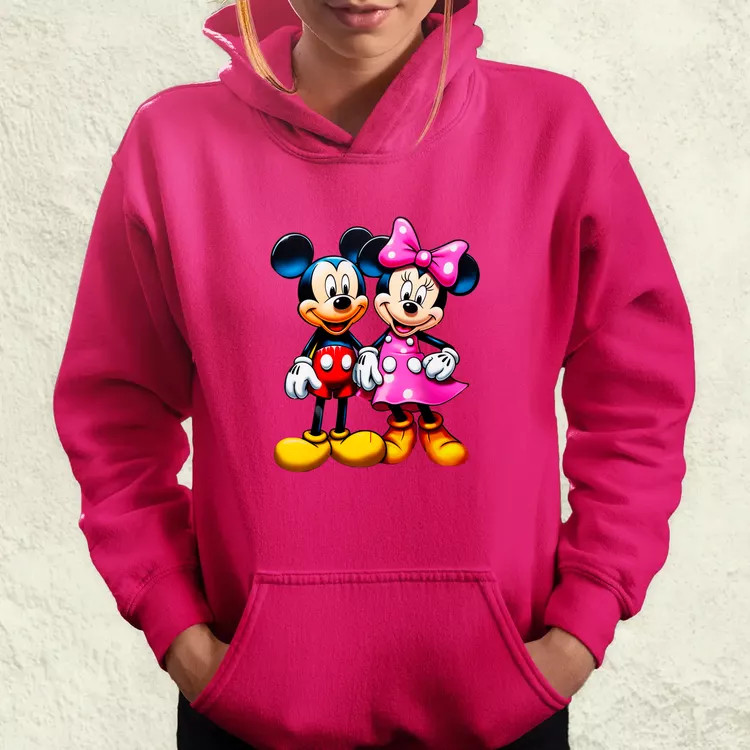 Pop art Mickey és Minnie v1 női pulóver