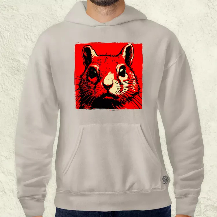Pop art mókus v3 férfi pulóver