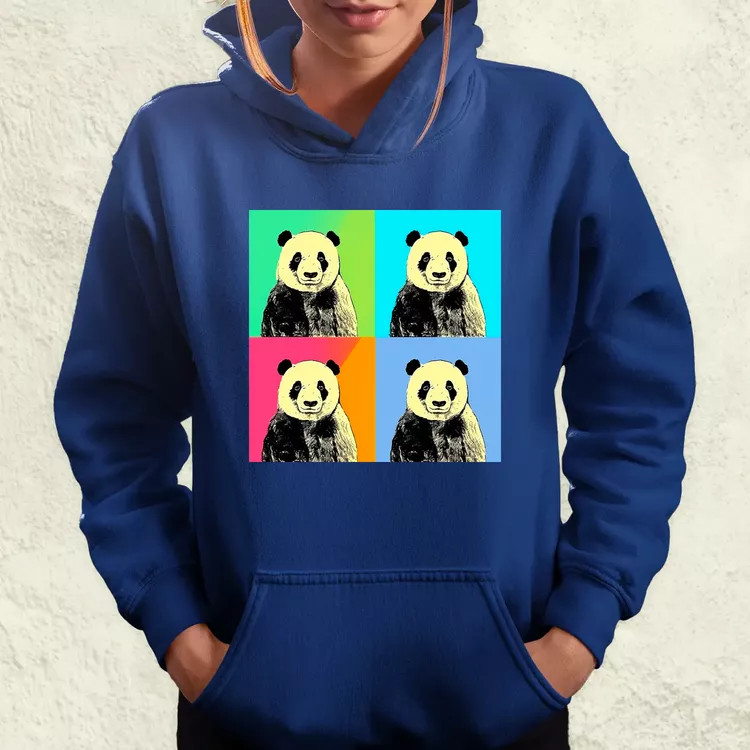 Pop art pandák v4 női pulóver