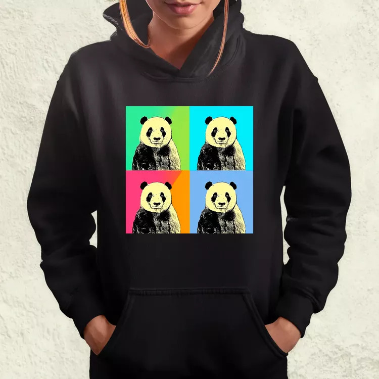 Pop art pandák v4 női pulóver