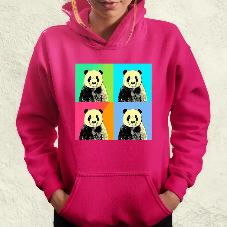Pop art pandák v4 női pulóver