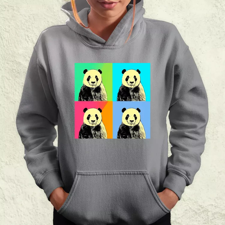 Pop art pandák v4 női pulóver