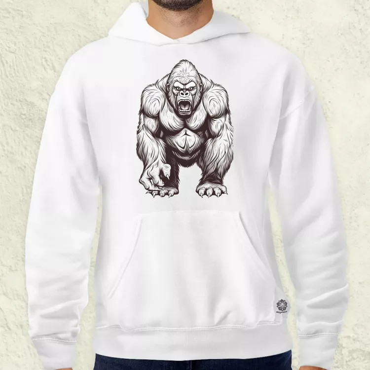 Rajz gorilla v1 férfi pulóver