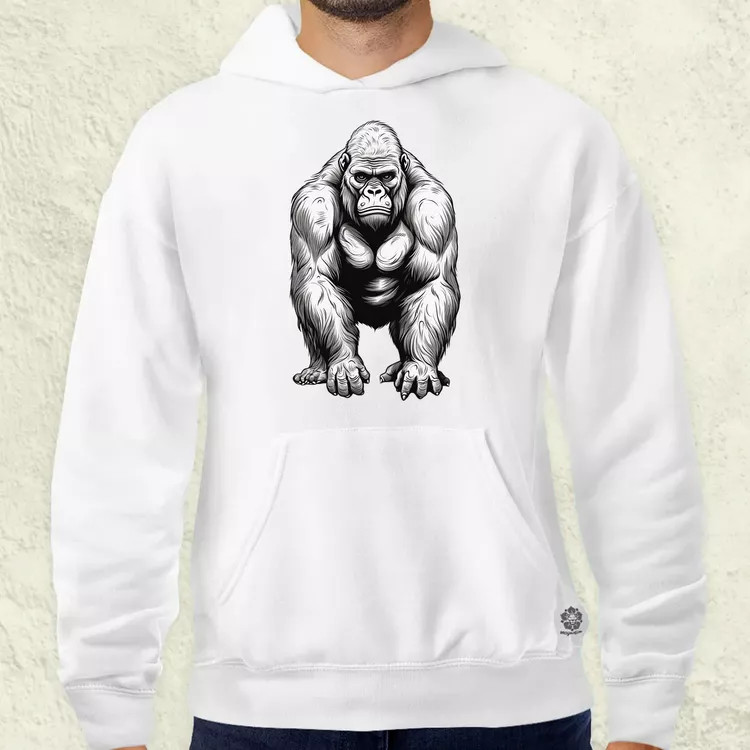 Rajz gorilla v2 férfi pulóver