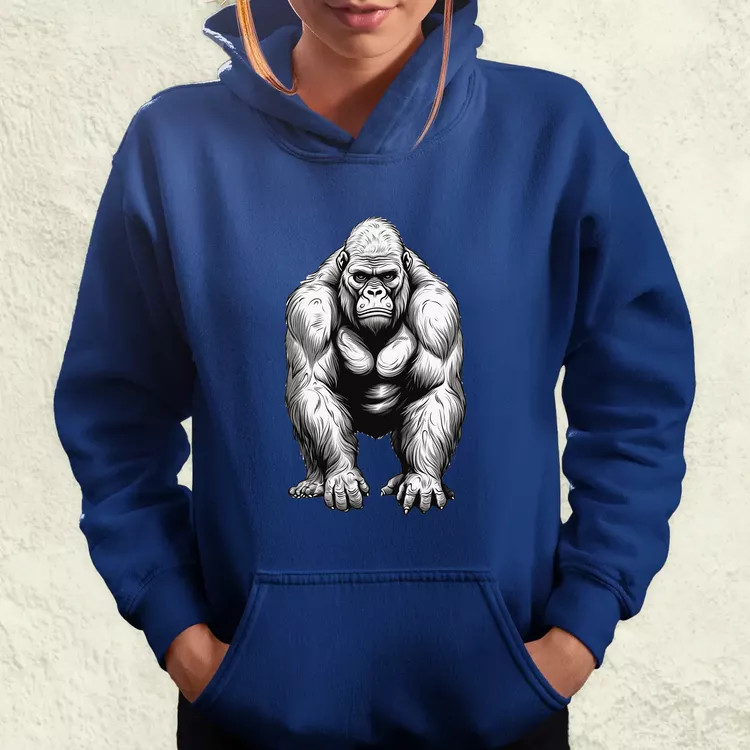 Rajz gorilla v2 női pulóver