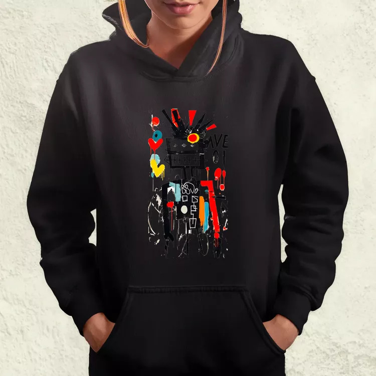 Basquiat béke és szeretet v13 női pulóver