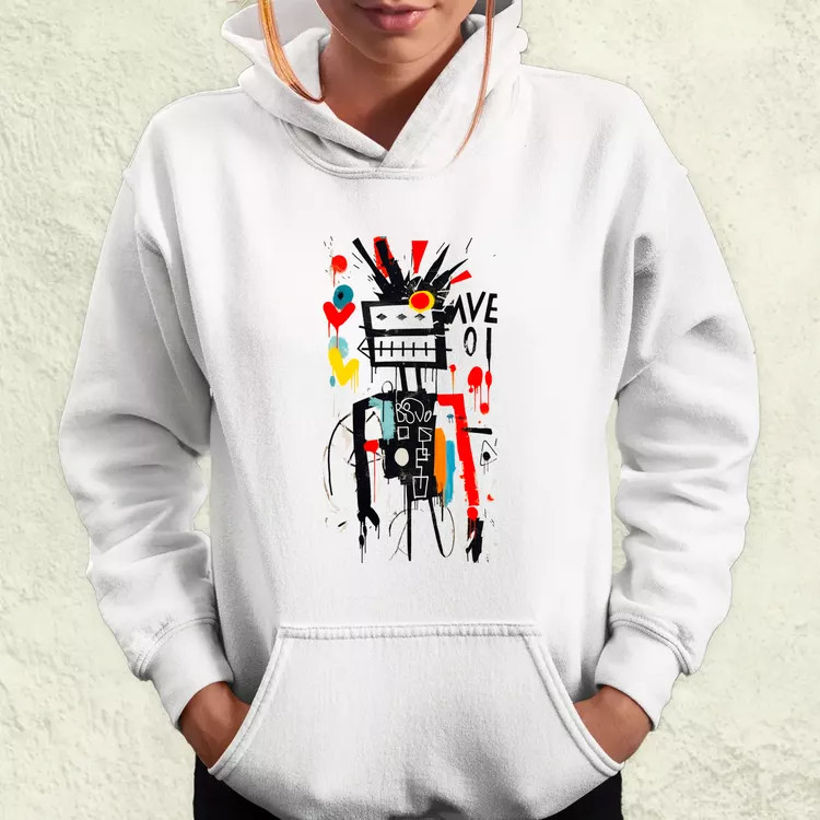 Basquiat béke és szeretet v13 női pulóver
