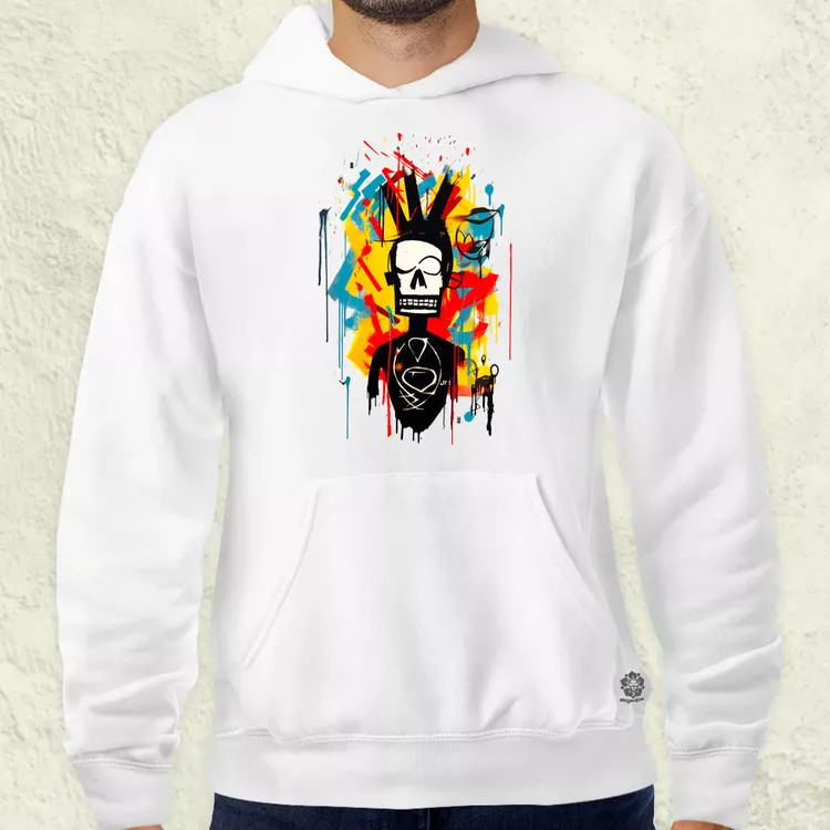 Basquiat béke és szeretet v14 férfi pulóver