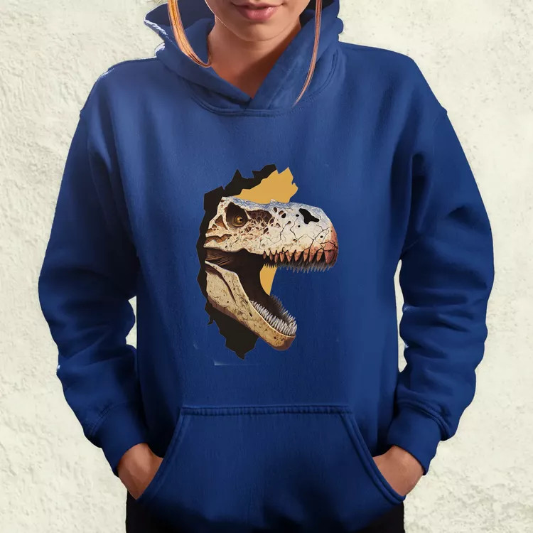 T-rex portré v2 női pulóver