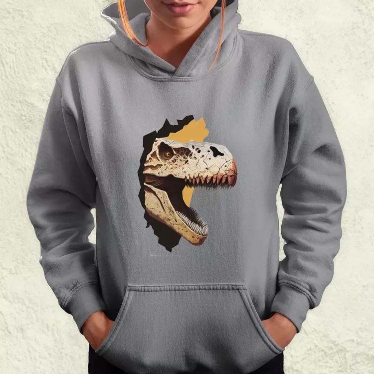 T-rex portré v2 női pulóver