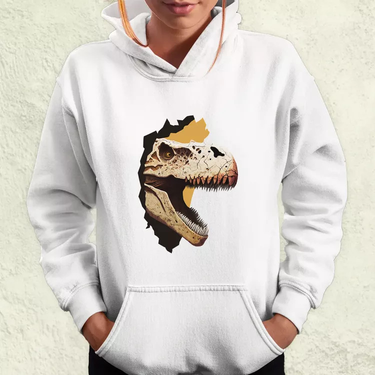 T-rex portré v2 női pulóver
