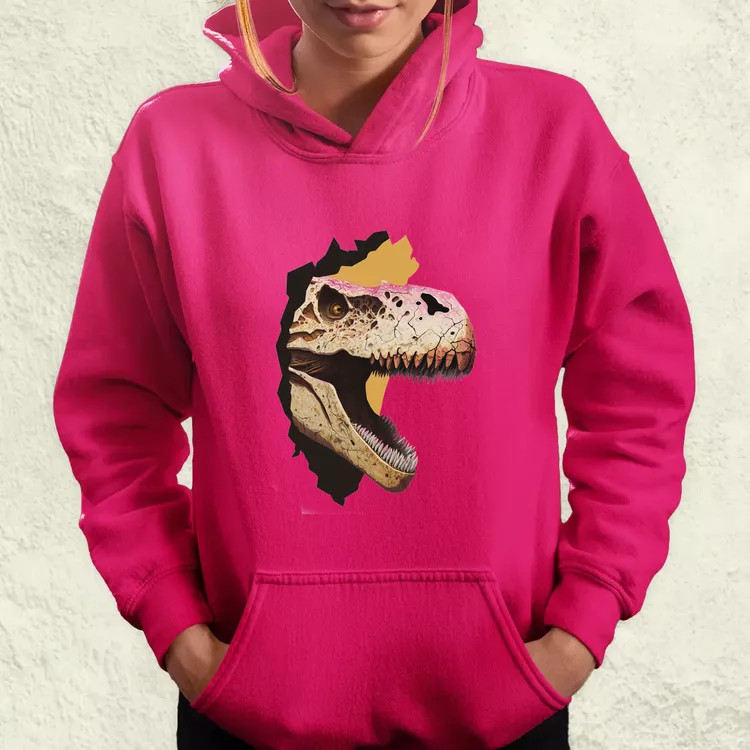 T-rex portré v2 női pulóver