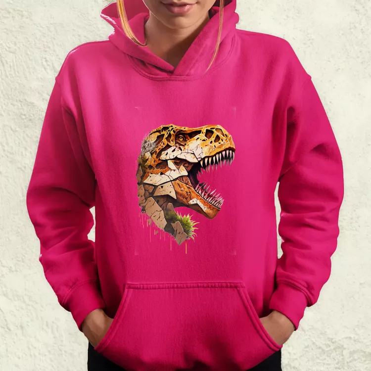 T-rex portré v3 női pulóver