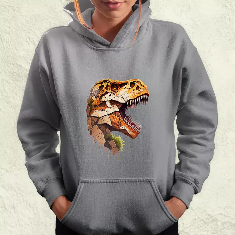 T-rex portré v3 női pulóver