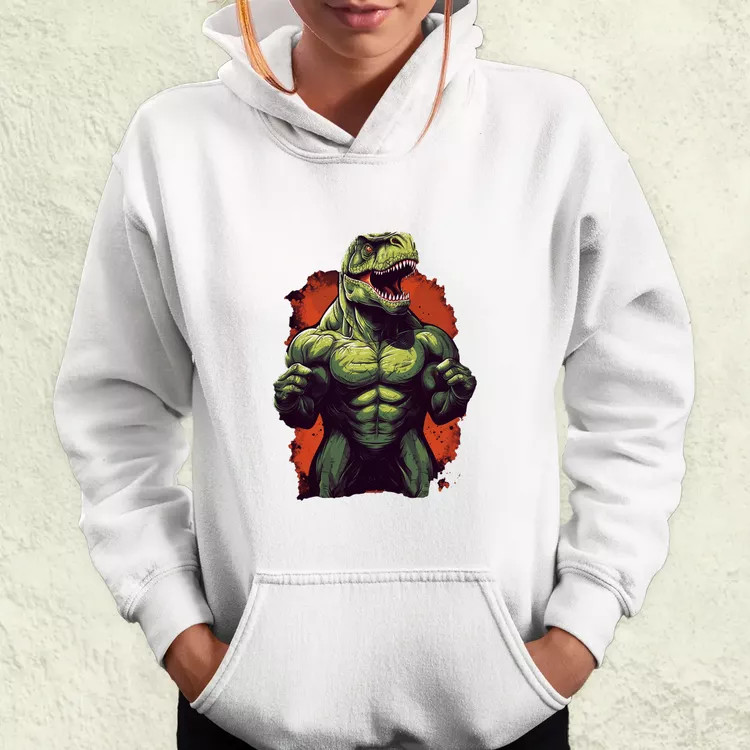 Testépítő T-rex v1 női pulóver