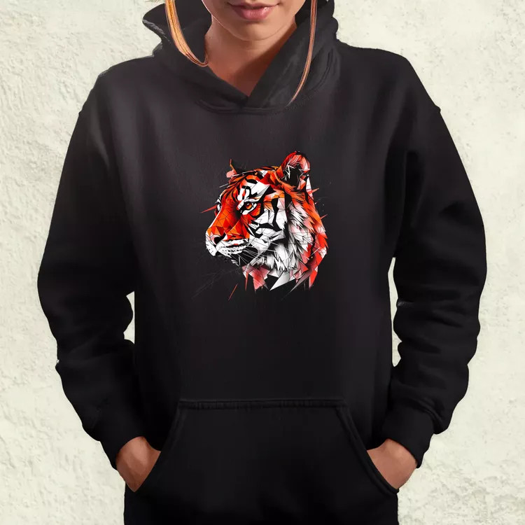 Tigris rajz női pulóver