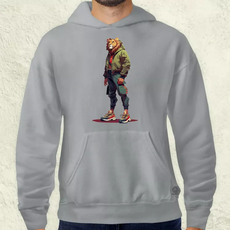 Valorant art oroszlán v1 férfi pulóver