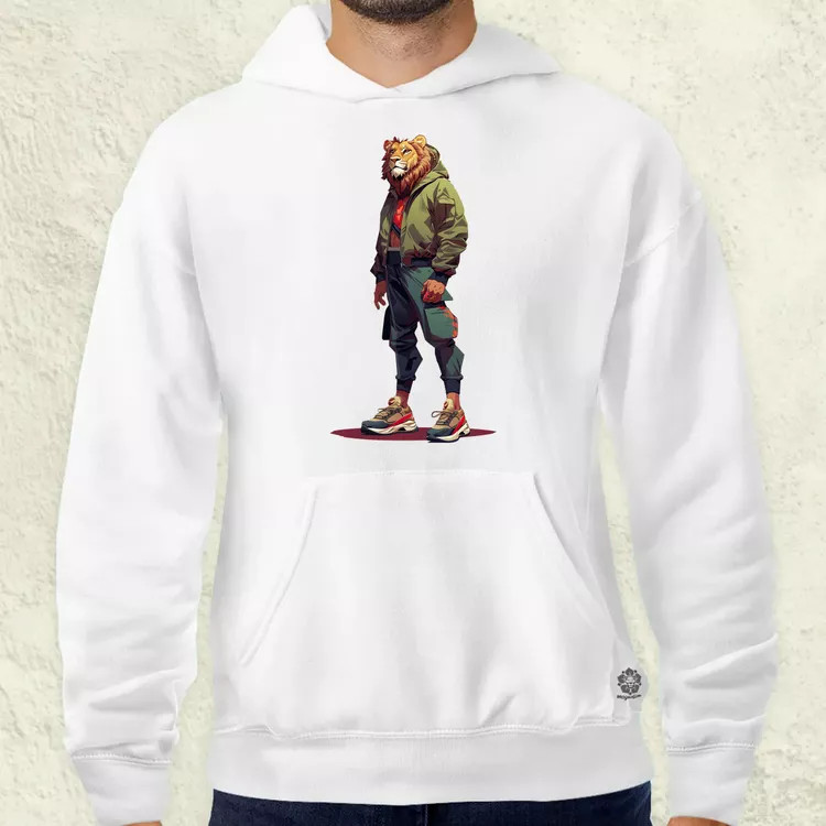 Valorant art oroszlán v1 férfi pulóver