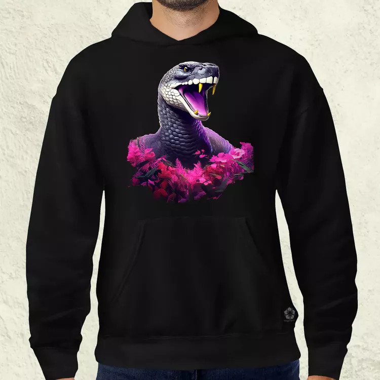 Vipera és rózsák férfi pulóver