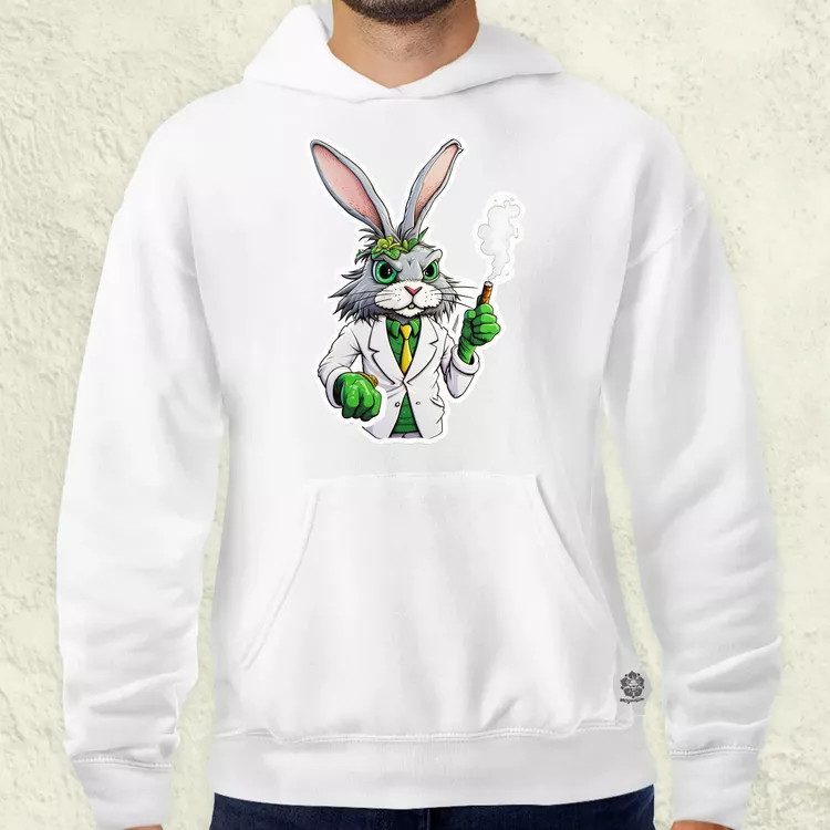 Weed nyuszi v1 férfi pulóver