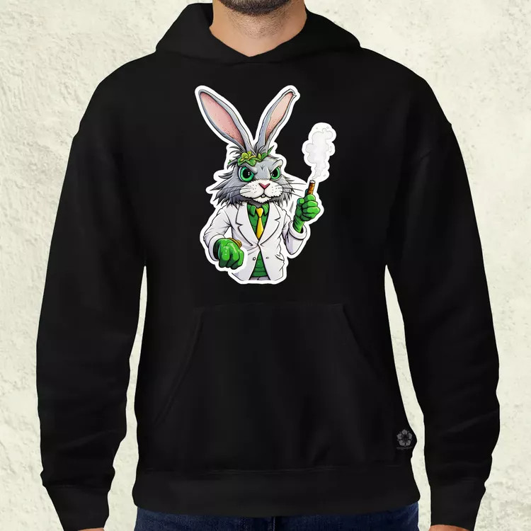 Weed nyuszi v1 férfi pulóver