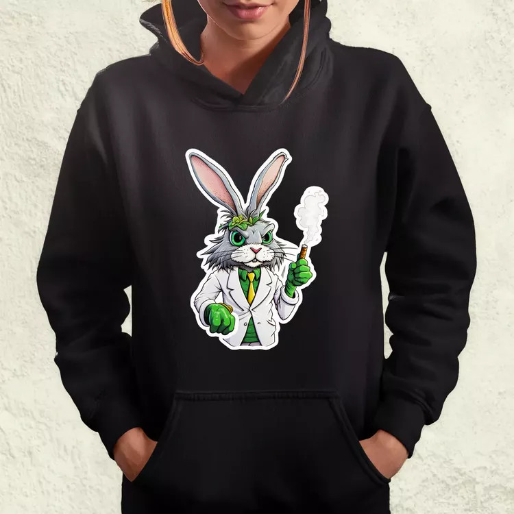 Weed nyuszi v1 női pulóver