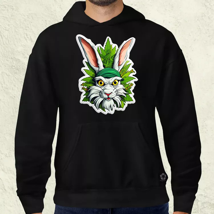 Weed nyuszi v3 férfi pulóver