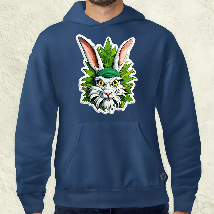 Weed nyuszi v3 férfi pulóver