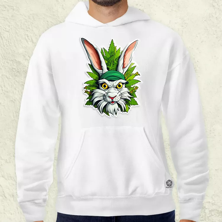 Weed nyuszi v3 férfi pulóver