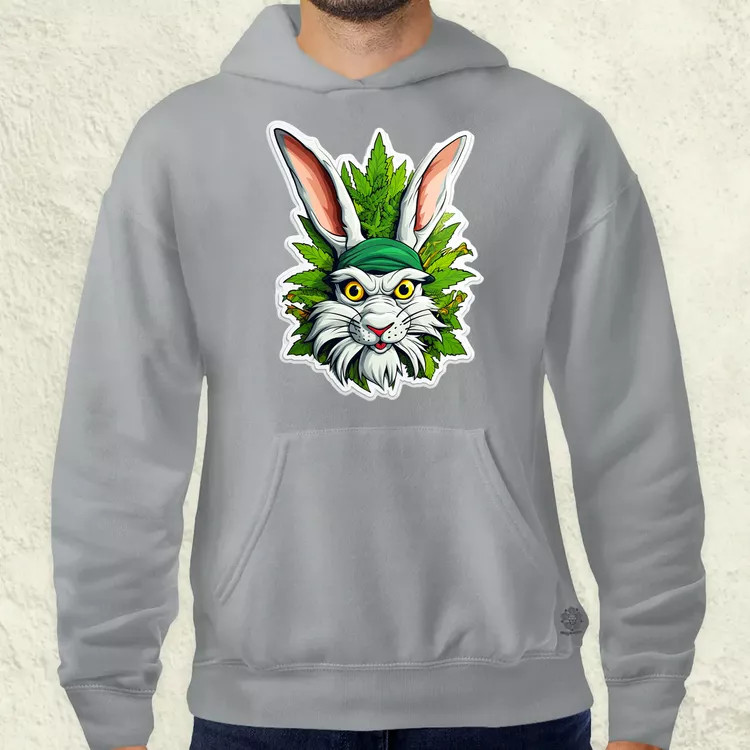 Weed nyuszi v3 férfi pulóver