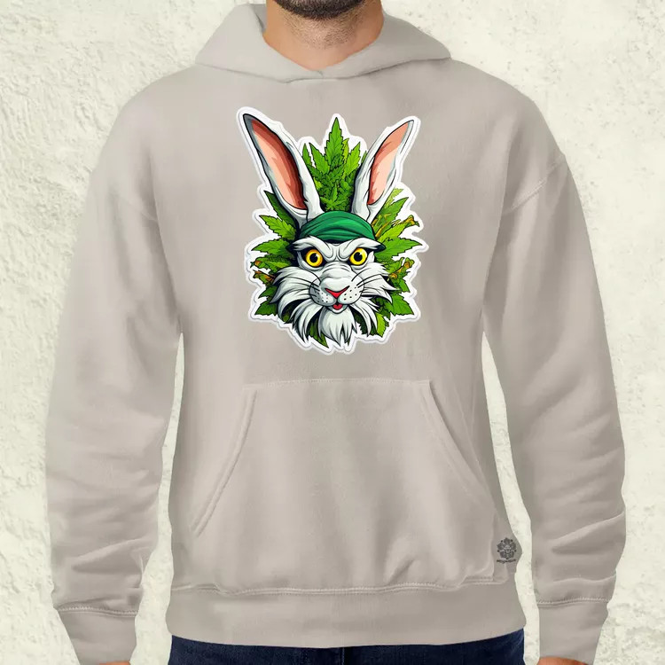 Weed nyuszi v3 férfi pulóver