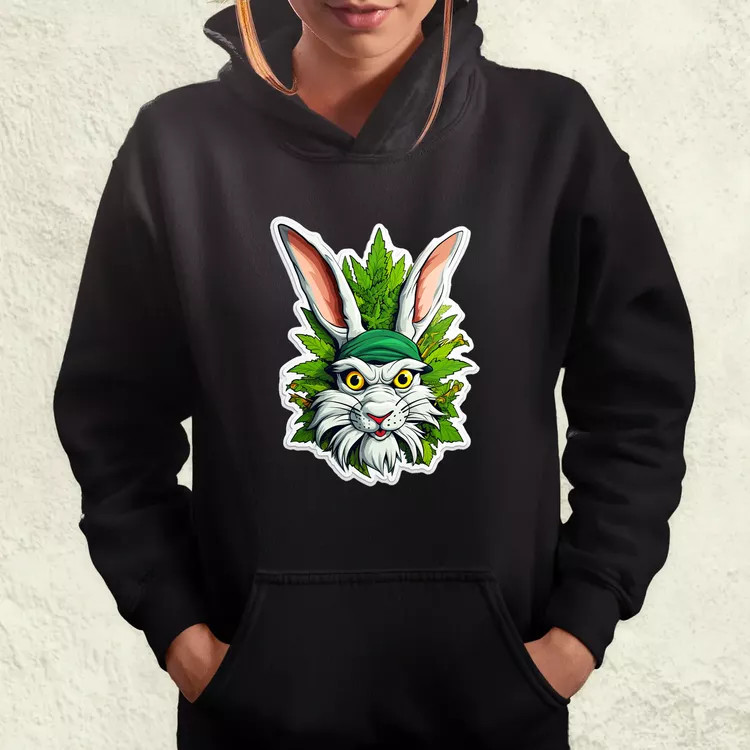 Weed nyuszi v3 női pulóver