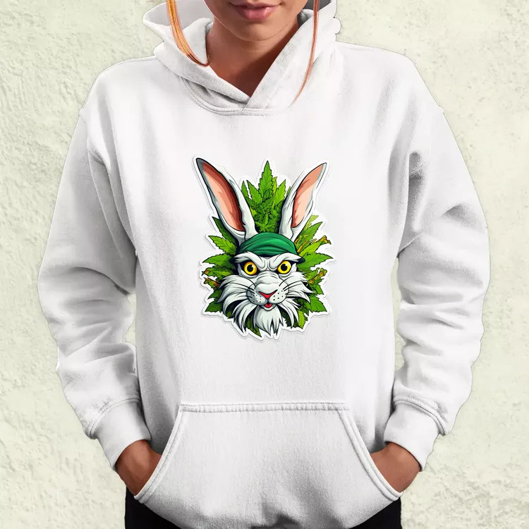 Weed nyuszi v3 női pulóver