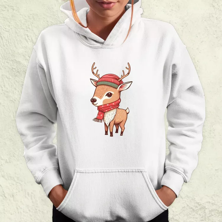 Xmas Szarvas v1 női pulóver