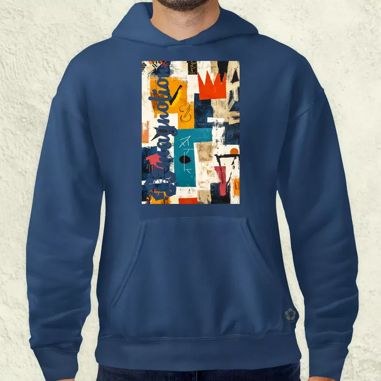 Absztrakt graffiti v1 férfi pulóver