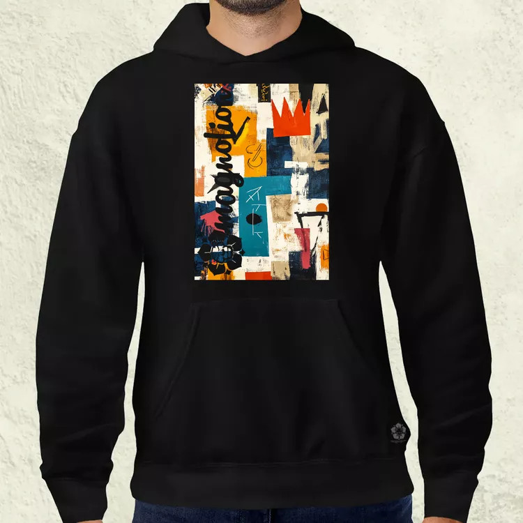 Absztrakt graffiti v1 férfi pulóver