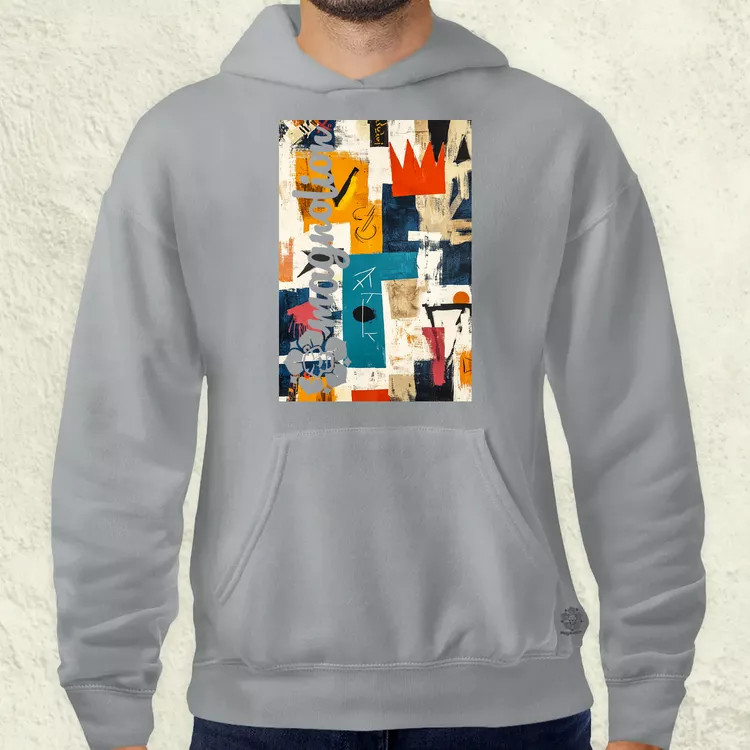 Absztrakt graffiti v1 férfi pulóver
