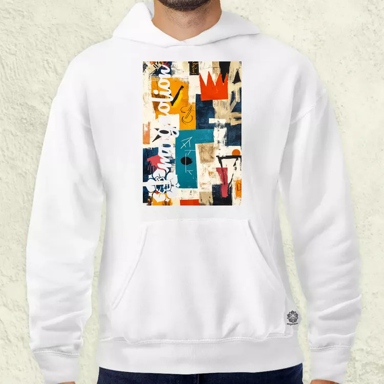 Absztrakt graffiti v1 férfi pulóver