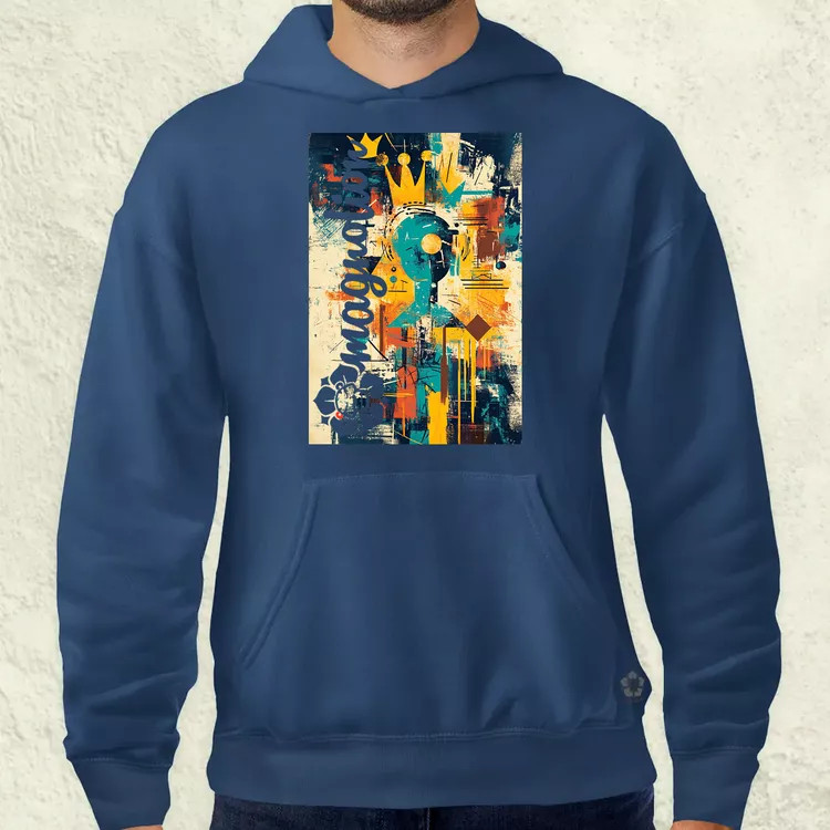 Absztrakt graffiti v2 férfi pulóver