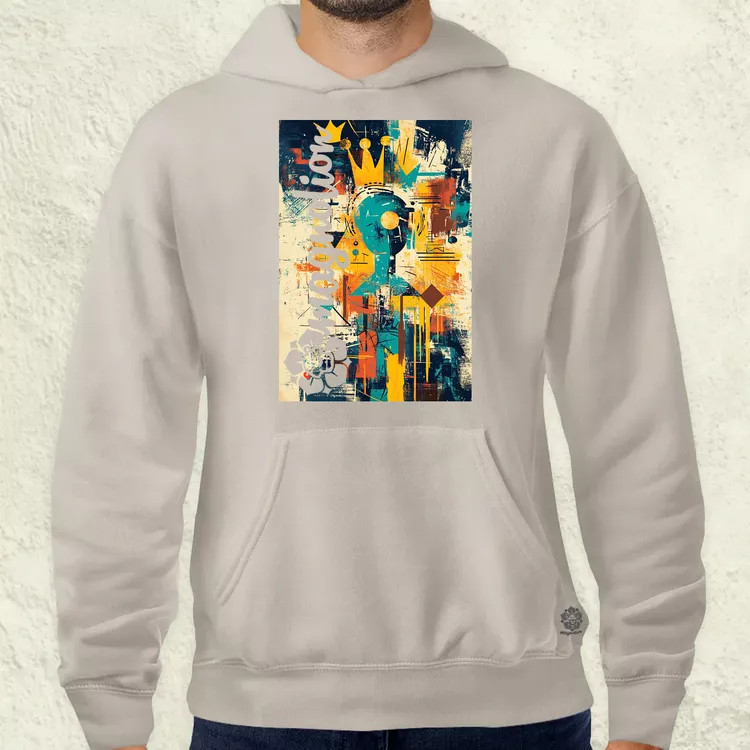 Absztrakt graffiti v2 férfi pulóver