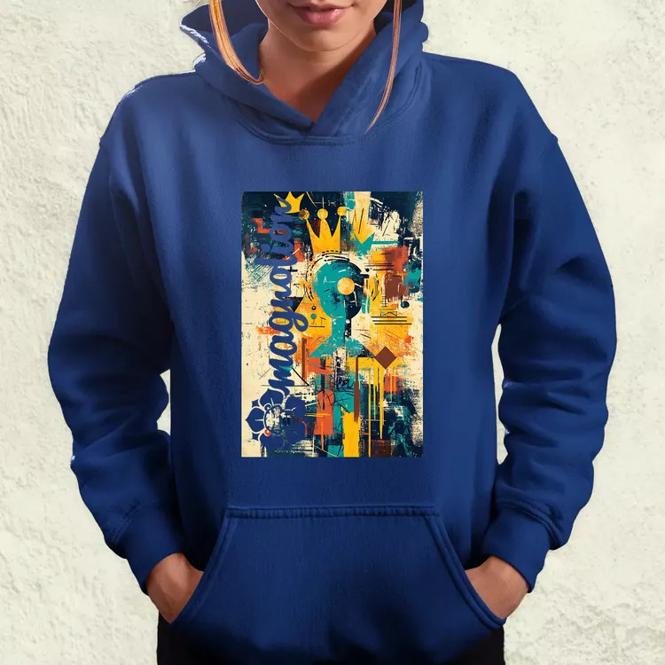 Absztrakt graffiti v2 női pulóver