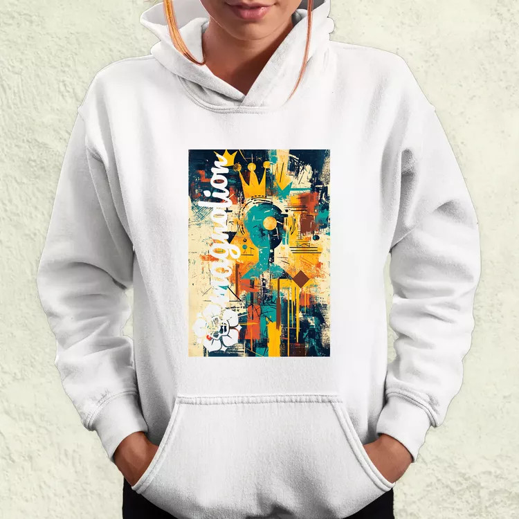 Absztrakt graffiti v2 női pulóver