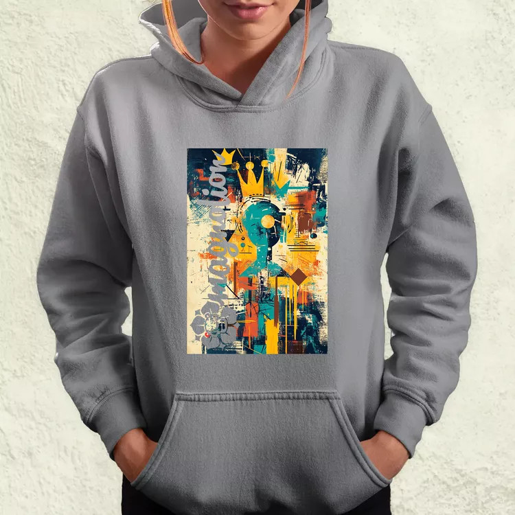 Absztrakt graffiti v2 női pulóver